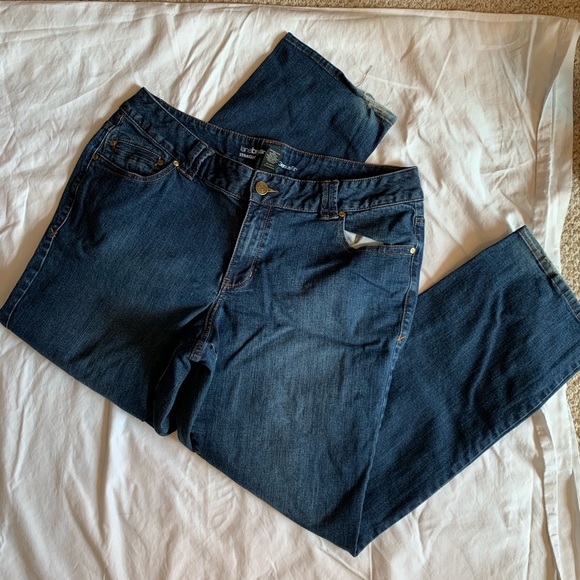 Lane Bryant Denim - Lane Bryant Genius Fit Straight 18 Average Jeans